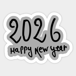 Happy New Year 2026 Sticker